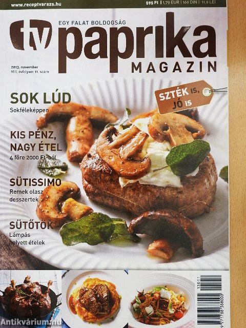 TV Paprika Magazin 2013. november