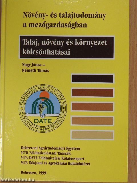 Növény- és talajtudomány a mezőgazdaságban