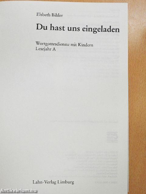 Du hast uns eingeladen