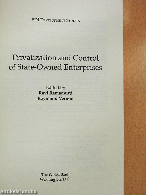 Privatization and Control of State-Owned Enterprises