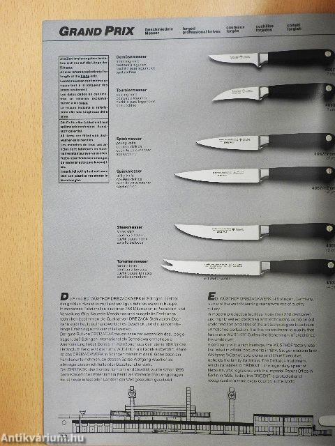 Rostfreie Haushalt- und Berufsmesser