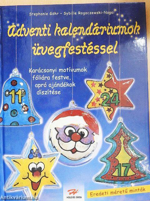 Adventi kalendáriumok üvegfestéssel