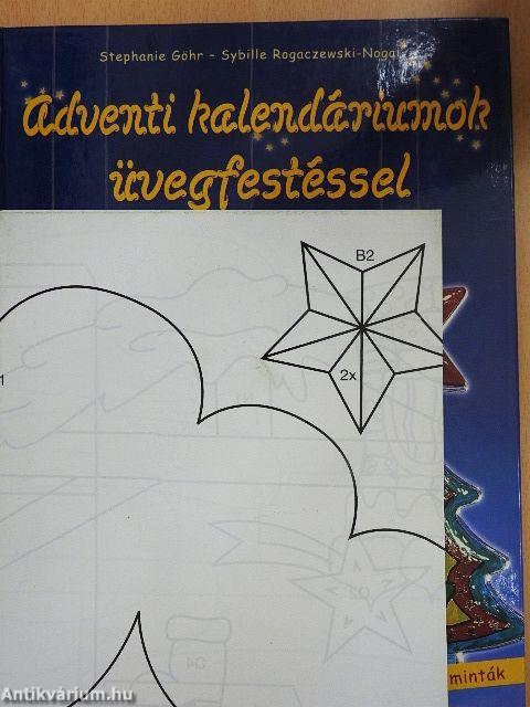 Adventi kalendáriumok üvegfestéssel