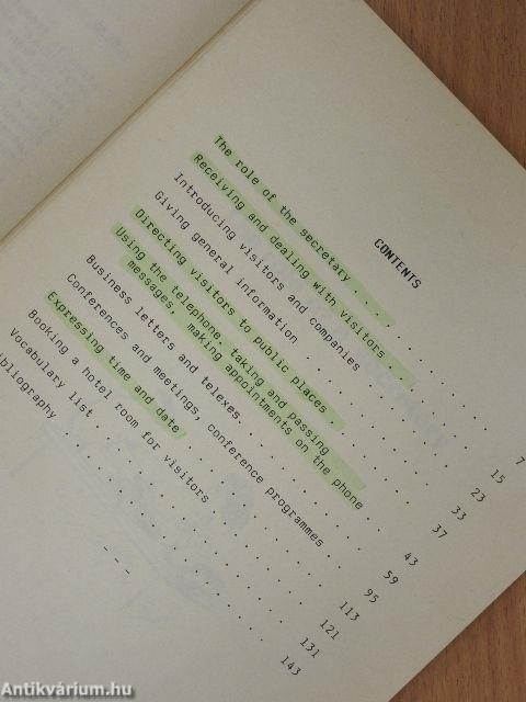 For Secretaries only