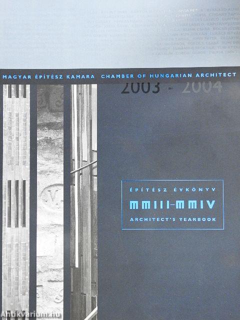 Építész Évkönyv 2003-2004