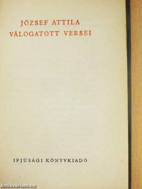 József Attila válogatott versei