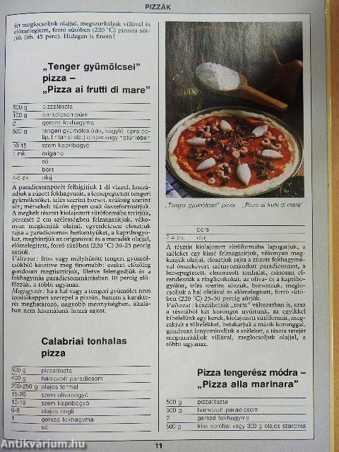 99 pizza és tészta 33 színes ételfotóval