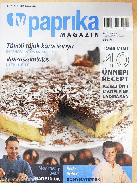 TV Paprika Magazin 2007. december