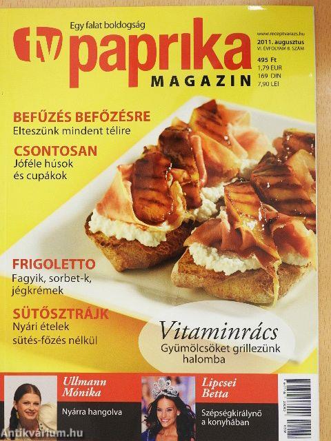 TV Paprika Magazin 2011. augusztus
