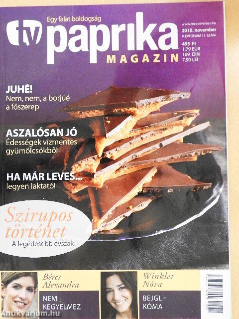 TV Paprika Magazin 2010. november