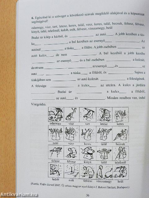 Helyesírási munkafüzet a 6. évfolyam részére