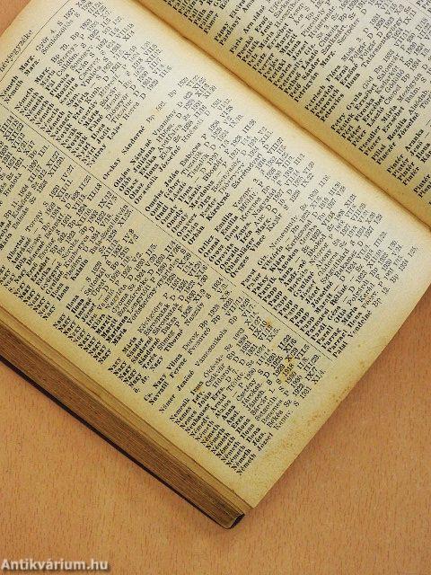 Postás szaknaptár 1935. I-II.