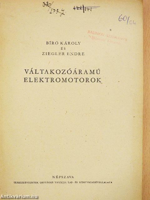 Váltakozóáramú elektromotorok