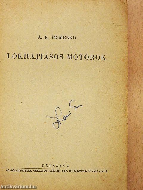 Lökhajtásos motorok