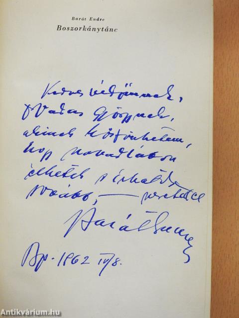 Boszorkánytánc (dedikált példány)