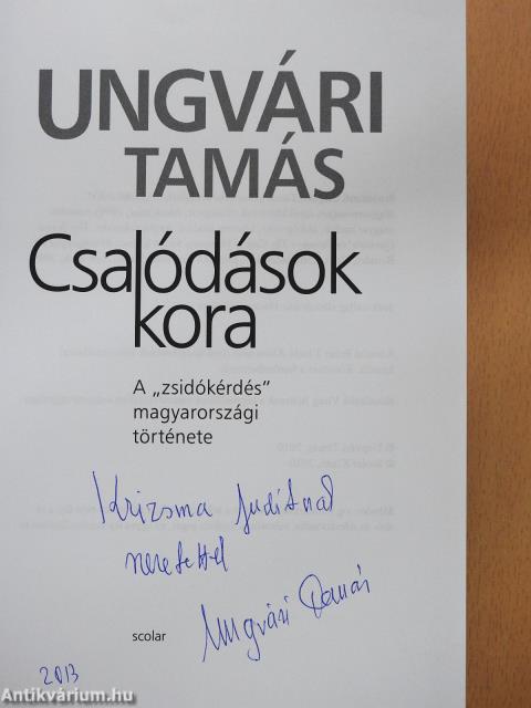 Csalódások kora (dedikált példány)