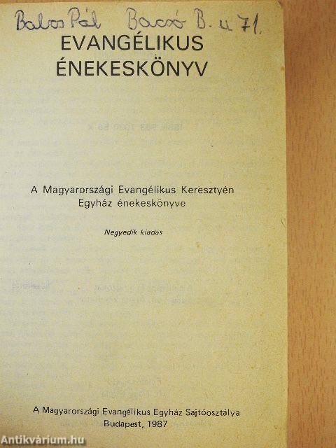 Evangélikus énekeskönyv