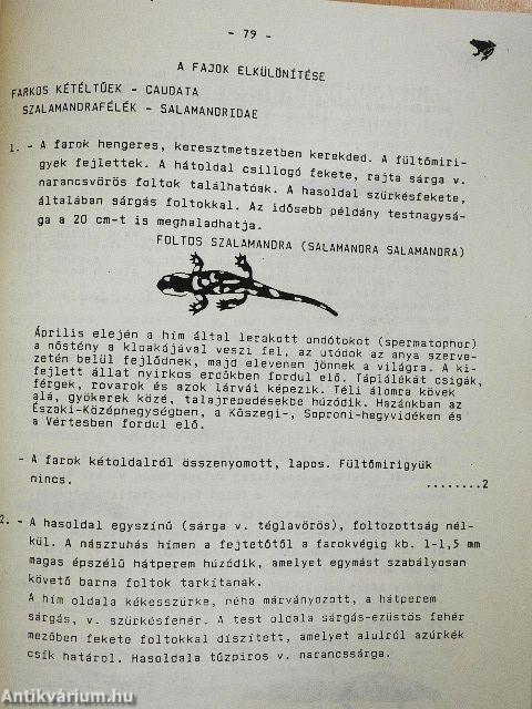A Magyarországon előforduló halak, kétéltűek és hüllők