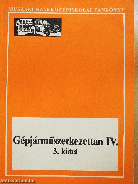 Gépjárműszerkezettan IV/3.
