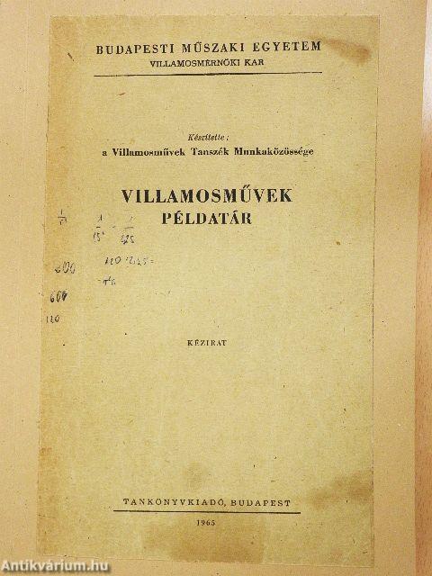 Villamosművek példatár