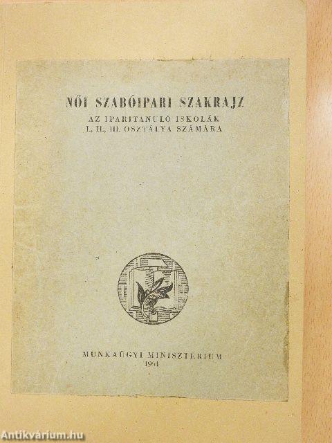 Női szabóipari szakrajz