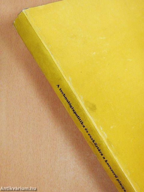 A technológiapolitika és eszköztára a korszerű piacgazdaságokban