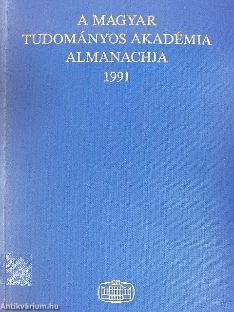 A Magyar Tudományos Akadémia Almanachja 1991