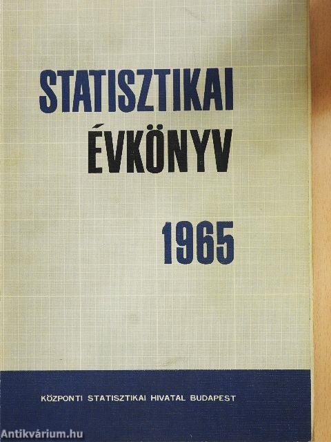 Statisztikai évkönyv 1965