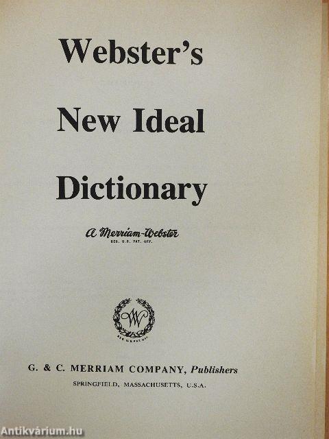 Webster's New Ideal Dictionary