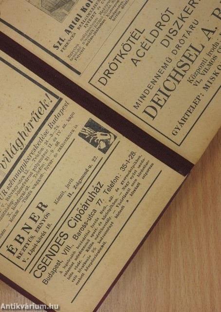 Postás szaknaptár 1935. I-II.