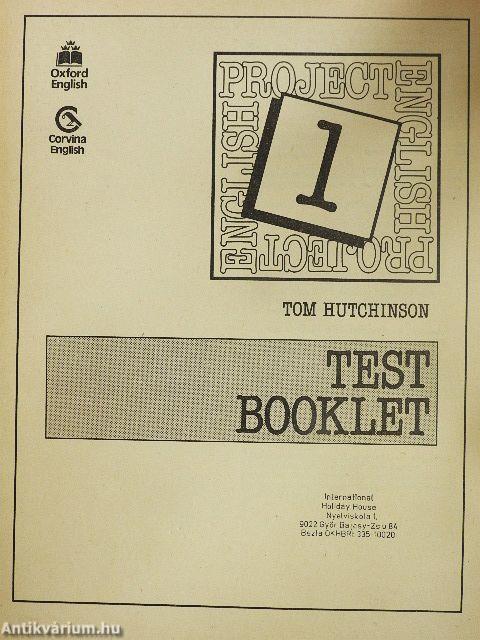 Project English 1. - Test Booklet