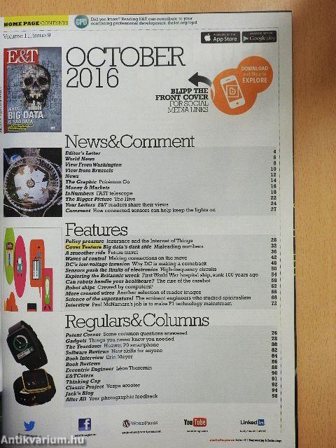 E&T Engineering Technology Magazine October 2016