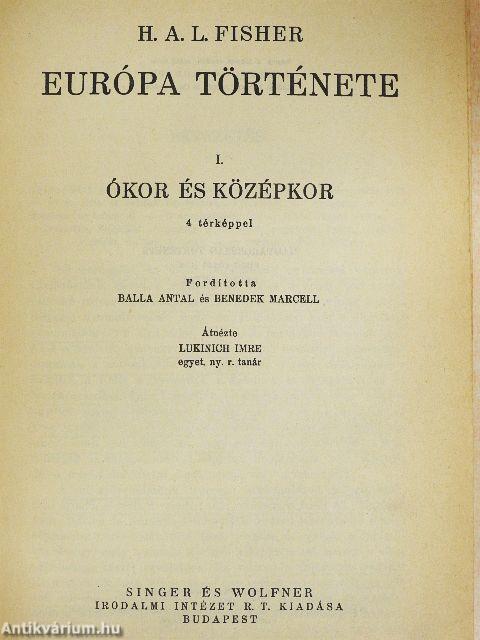 Európa története I.