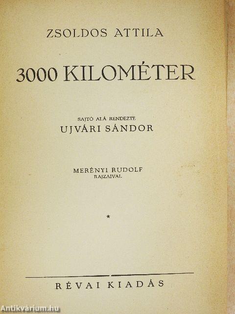3000 kilométer