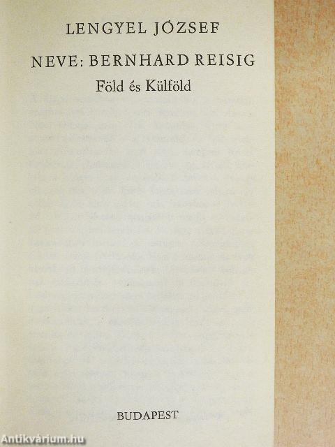 Neve: Bernhard Reisig