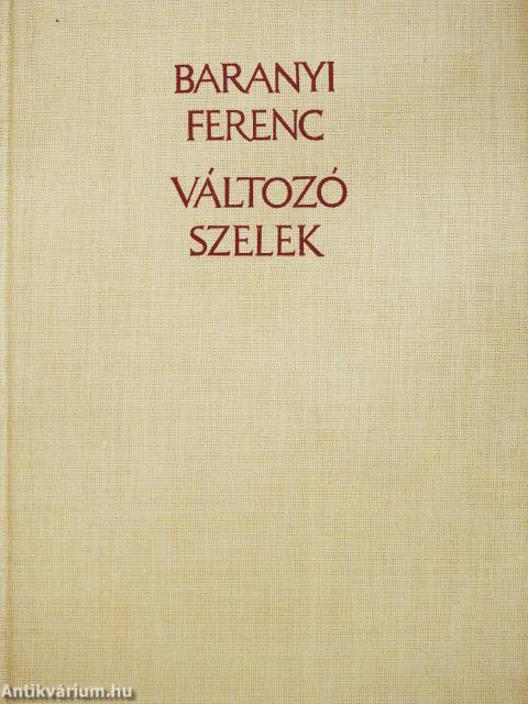 Változó szelek (dedikált példány)