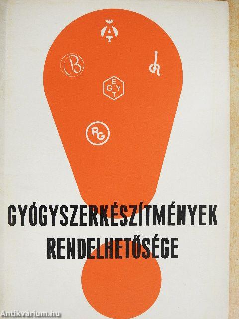 Gyógyszerkészítmények rendelhetősége