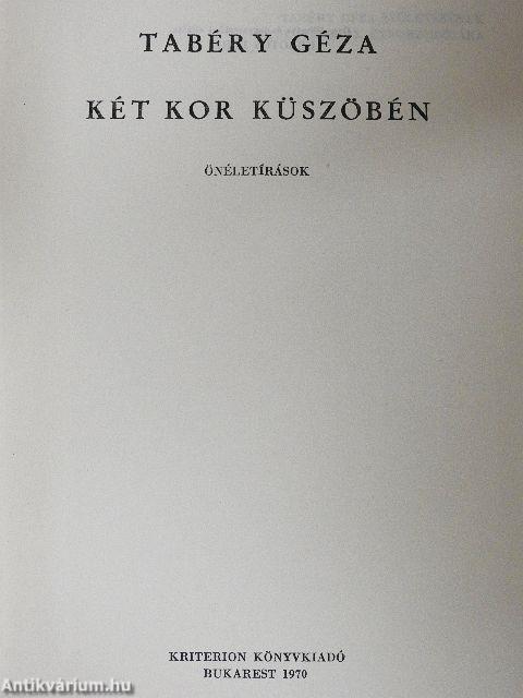 Két kor küszöbén