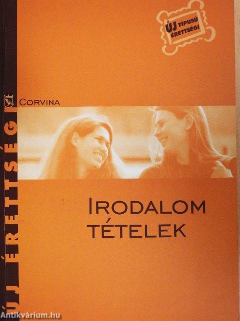 Irodalom tételek