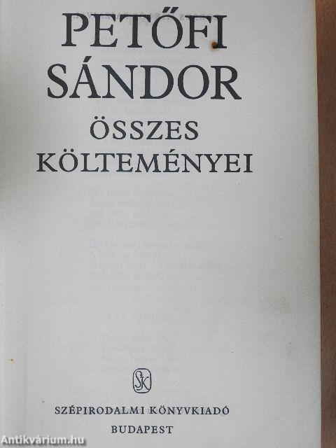 Petőfi Sándor összes költeményei