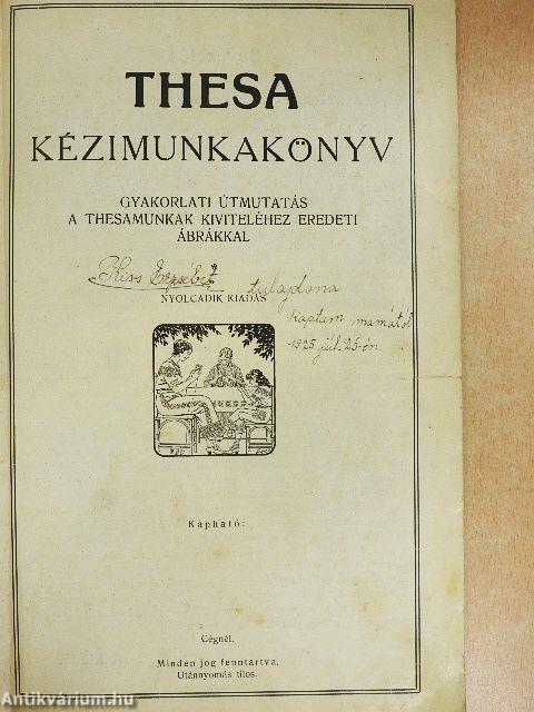 Thesa kézimunkakönyv