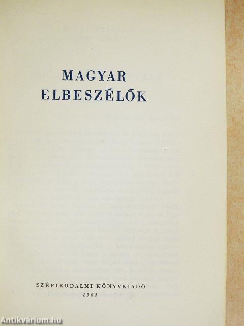 Magyar elbeszélők I-IV.