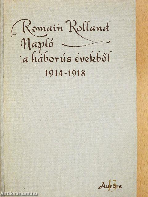 Napló a háborús évekből 1914-1918