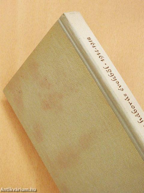 Napló a háborús évekből 1914-1918