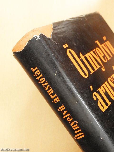 Ötnyelvű áruszótár