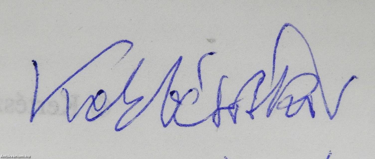 A tisztesség ára (dedikált példány)