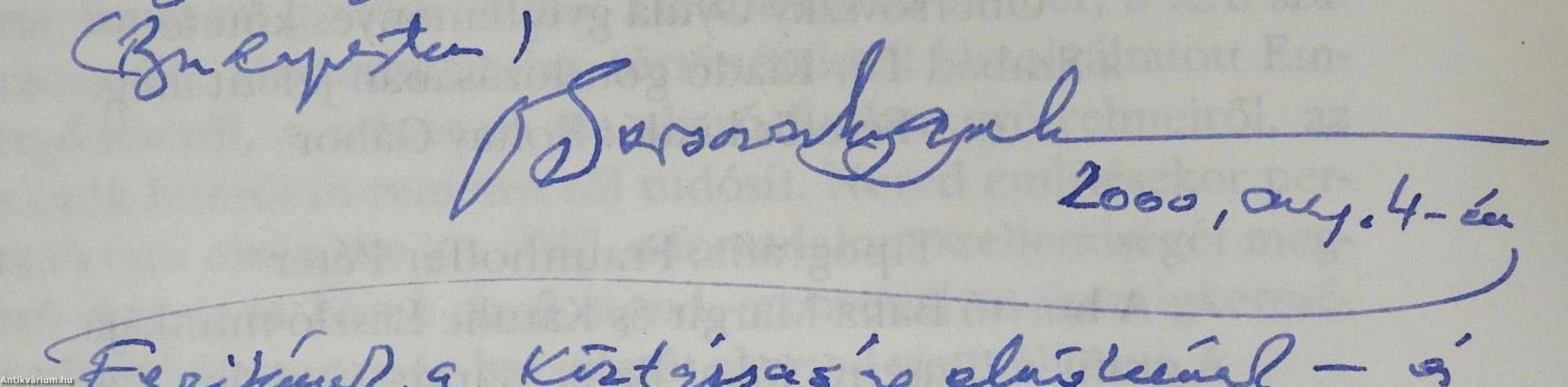 Prelűd halál után I-III. (dedikált példány)