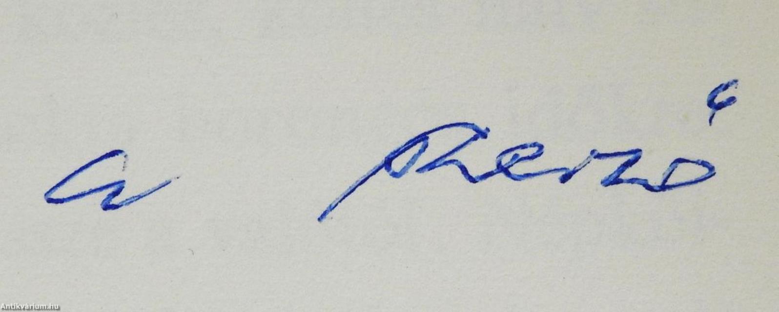 A magyar ponyva tüköre (dedikált példány)