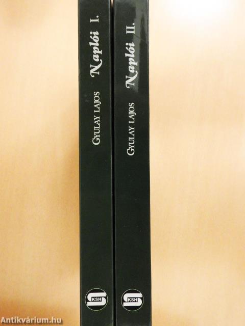 Gyulay Lajos Naplói I-II. (dedikált példány)