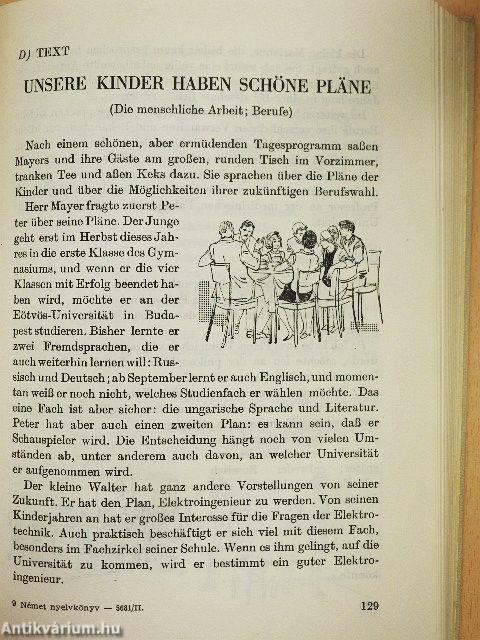 Német nyelvkönyv 2.